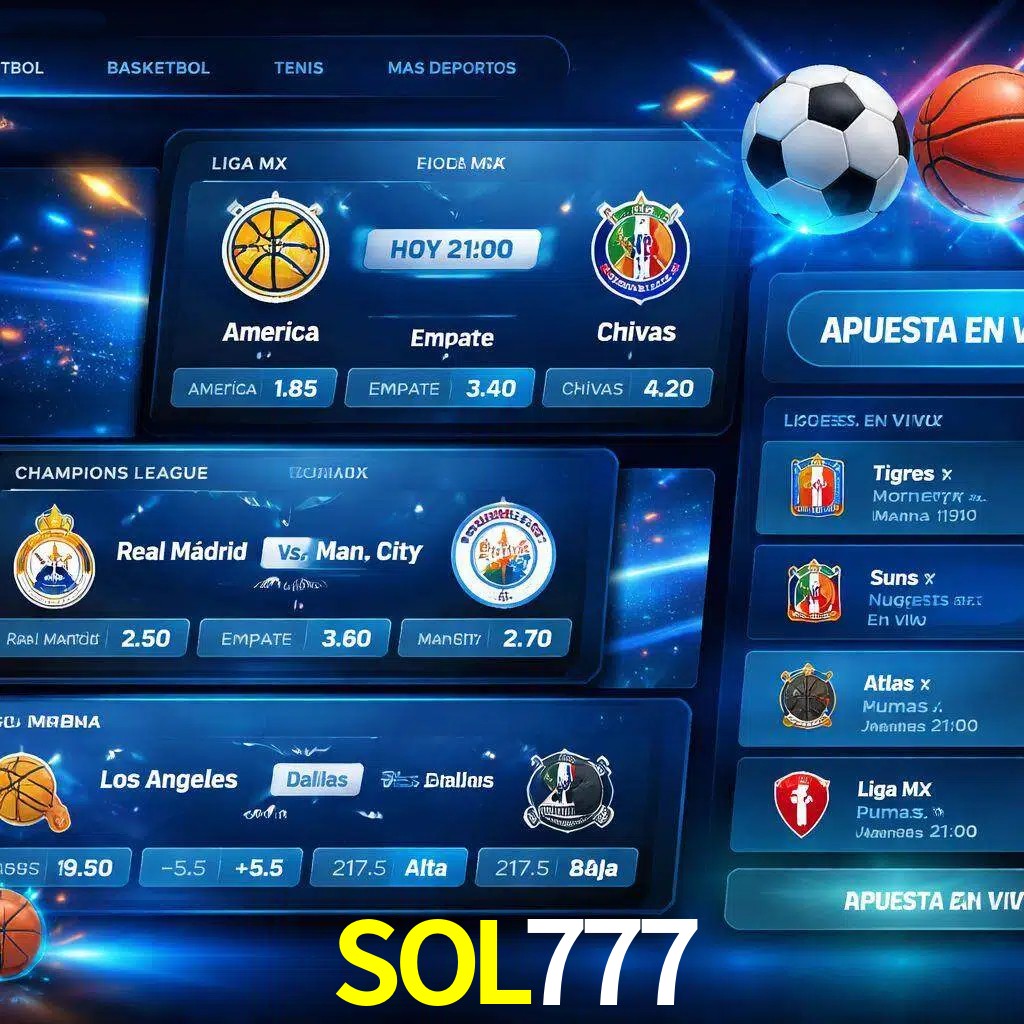 Mercados de apuestas deportivas SOL777 para jugadores en México