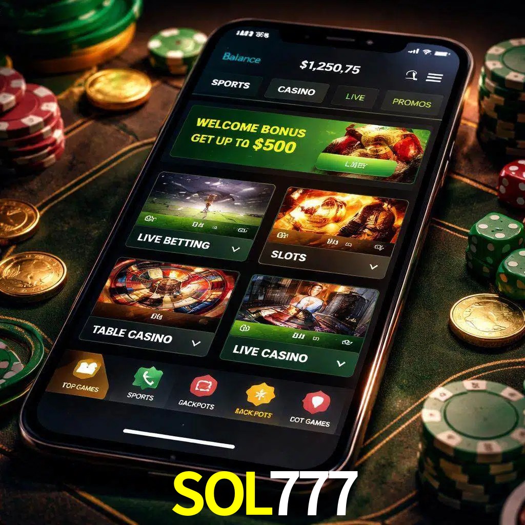 Diseño de juegos móviles SOL777 para usuarios en México