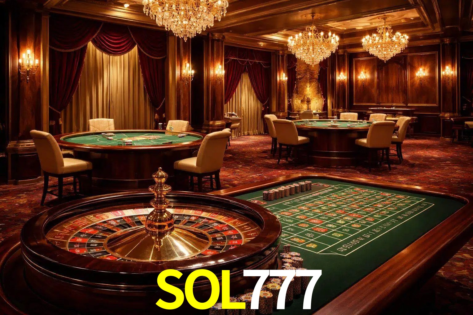 Una escena premium de mesa de casino en vivo con cartas, elementos de ruleta y un ambiente pulido de estudio de transmisión.